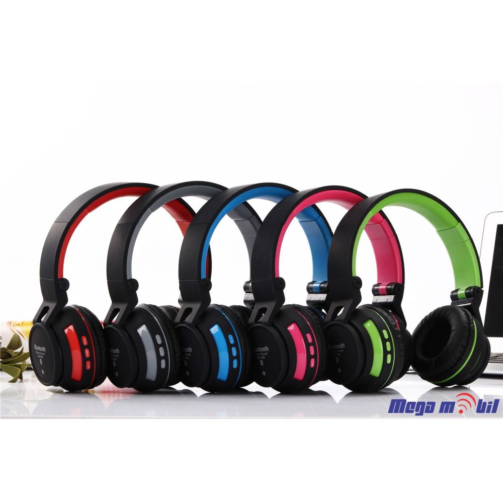 Slusalki Bluetooth SY-BT896 red